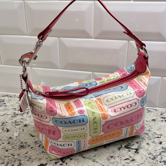 Coach Mini Top Handle Hobo Bag NWT Vintage - Picture 1 of 13